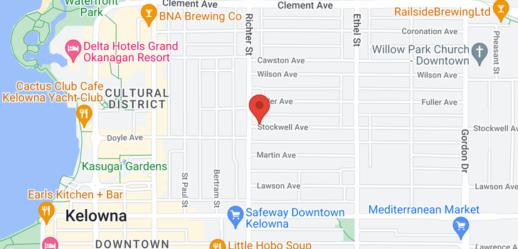 map of #305 710 Stockwell Avenue